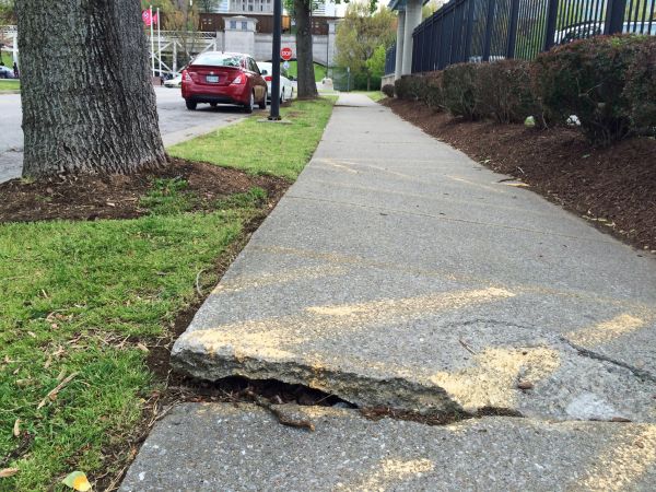 Cement Sidewalk Repair in Lincoln
